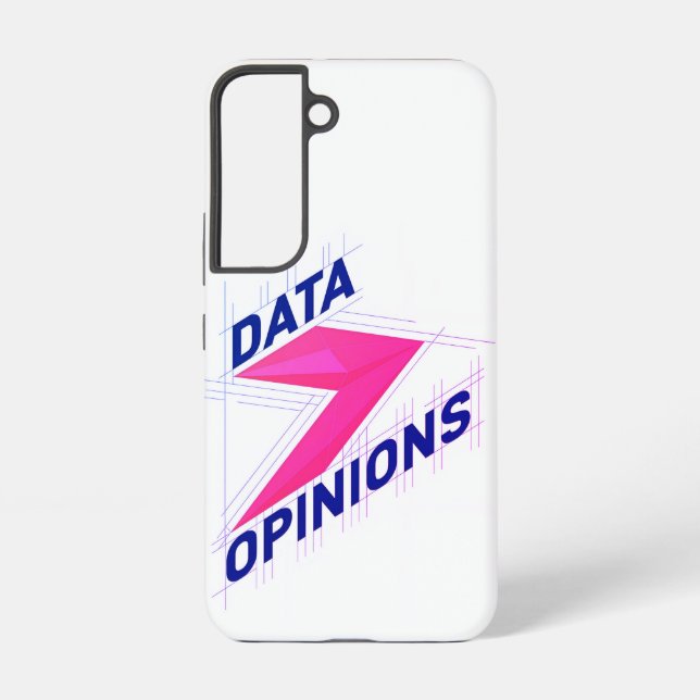 DATA > OPINIONS Phone Case | Geek Cover - Bright Samsung Galaxy Hülle (Rückseite)