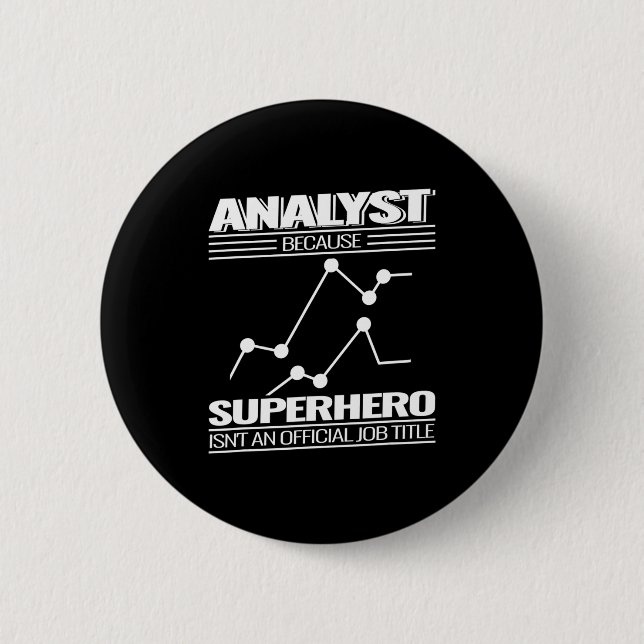 Data Science Datenanalyst Daten Technologie Statis Button (Vorderseite)