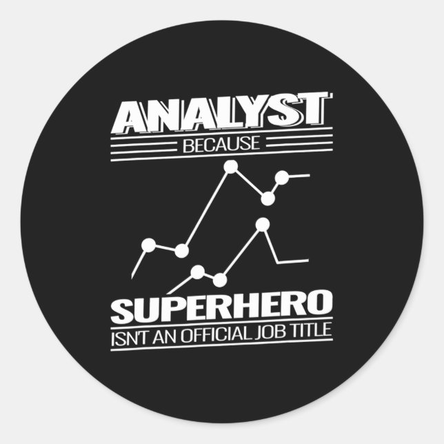 Data Science Datenanalyst Daten Technologie Statis Runder Aufkleber (Vorderseite)