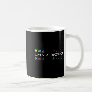 Data Science und Statistik Daten sind größer als T Kaffeetasse