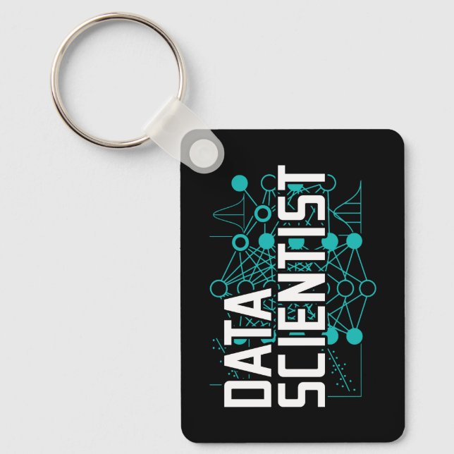 Data Scientist Data Analyst Geschenk Schlüsselanhänger (Vorderseite)