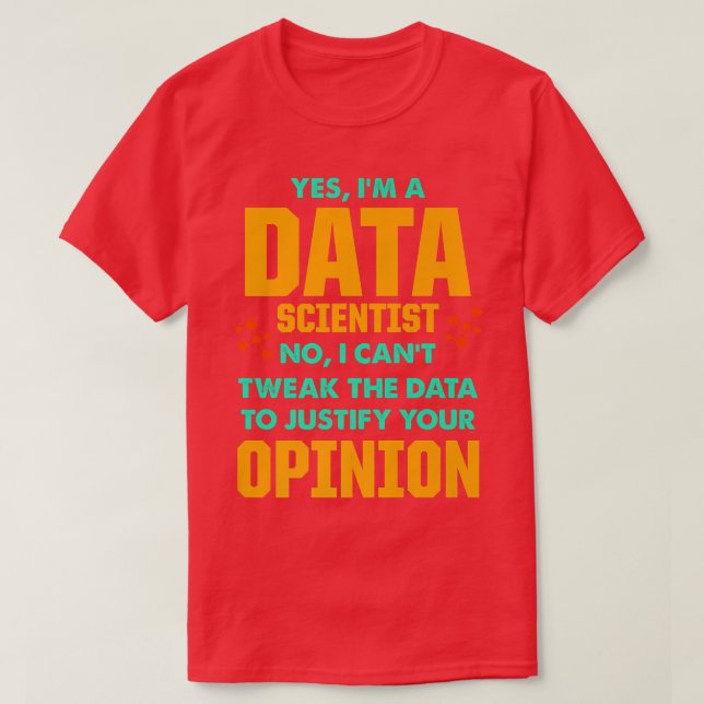 Data Scientist Data Science Mining Analyst Premium T-Shirt (Design vorne)