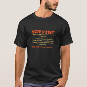 Data Scientist Definition Science Spaß Data Scient T-Shirt