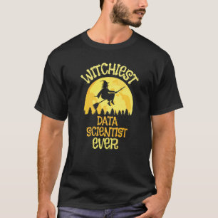 Data Scientist Hexe Halloween Humor T-Shirt