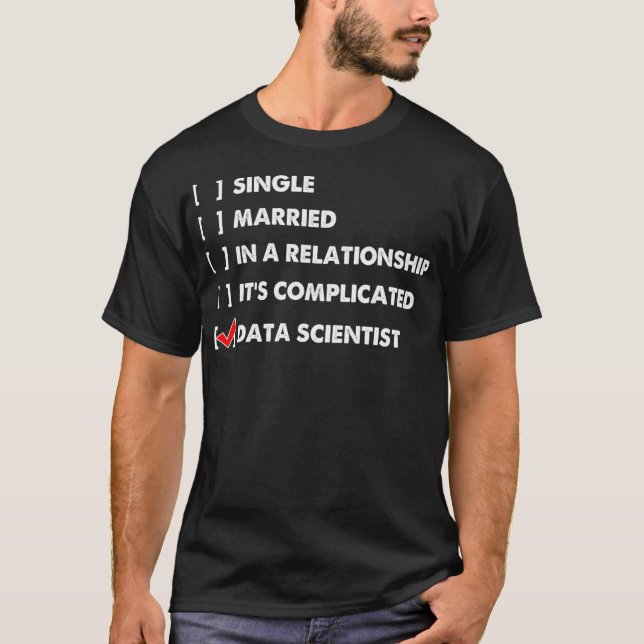Data Scientist lehrt Data Science Mining Analyst T-Shirt (Vorderseite)
