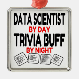 Data Scientist Lieben Trivia Ornament Aus Metall