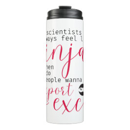 Data Scientist Ninjas (für Frauen in der Technik) Thermosbecher