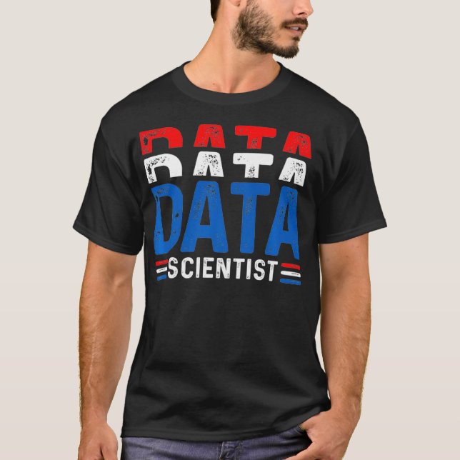 Data Scientist vermittelt Data Science Mining Ana T-Shirt (Vorderseite)