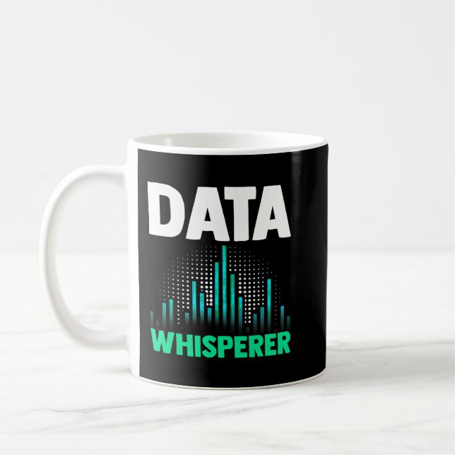 Data Whisperer Funny Science Analyst Software Engi Kaffeetasse (Links)