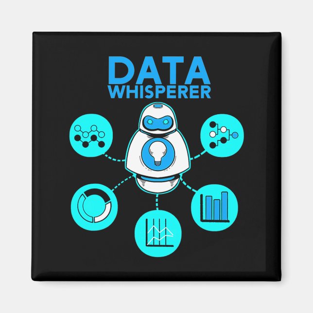 Data Whisperer Tech Ingenieur Mis Analyst Software Magnet (Vorne)