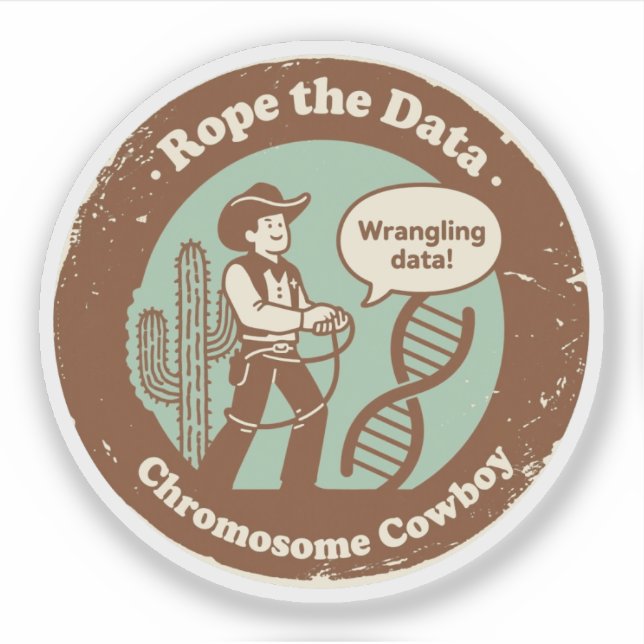 Data Wrangler auf der Range Genomics Edition Aufkleber (Vorderseite)