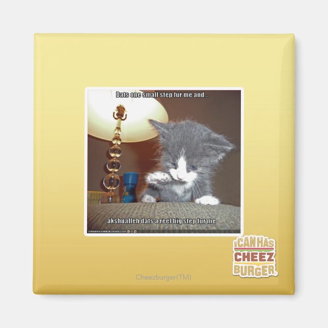 Datas einen kleinen Schritt für mich Magnet (Vorne)