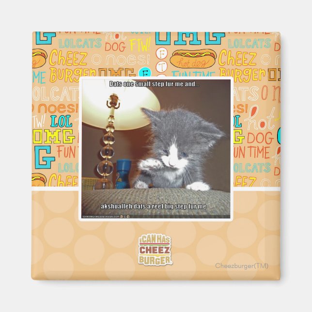 Datas einen kleinen Schritt für mich Magnet (Vorne)