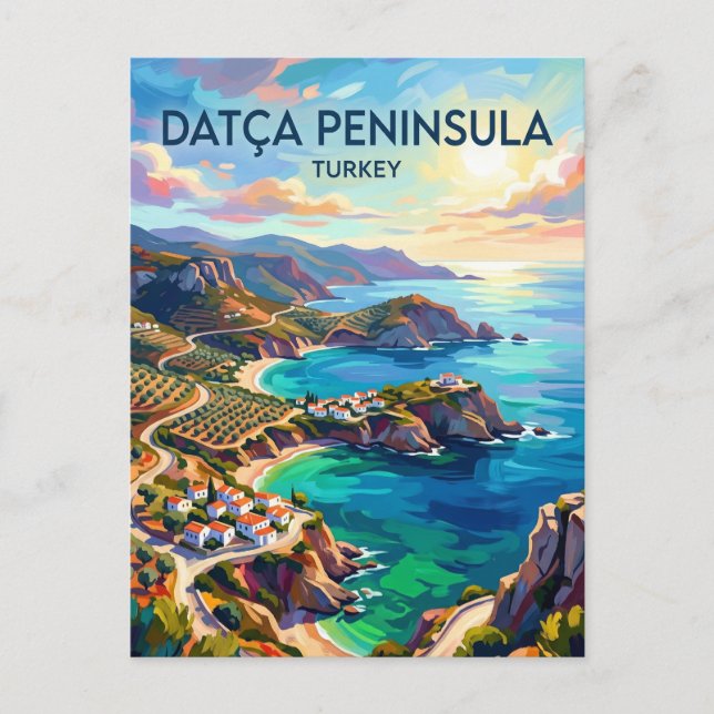 Datça-Halbinsel Türkei Postkarte (Vorderseite)