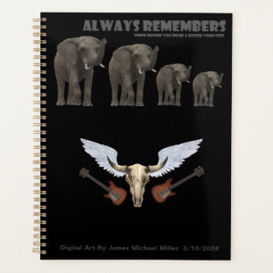 Date journal von James Michael Miller Planer