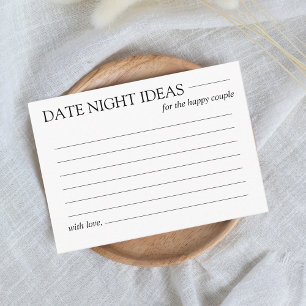 Date Night Ideas Brautparty Game Butterfly Begleitkarte