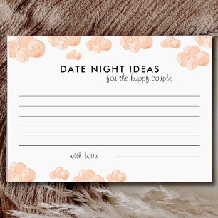 Date Night Ideas Brautparty Game On Cloud 9 Begleitkarte