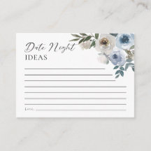 Date Night Ideas Dusty Blue Wedding Floral
