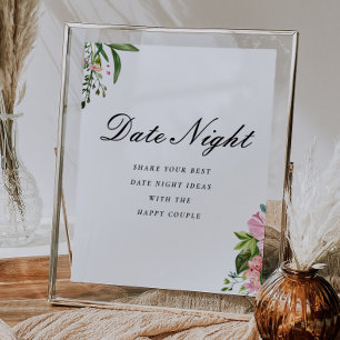 Date Night Mexic Margarita Brautparty Sign Poster