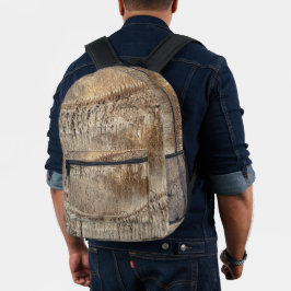 Date Palm Tree Trunk Texture Closeup Foto Image Bedruckter Rucksack