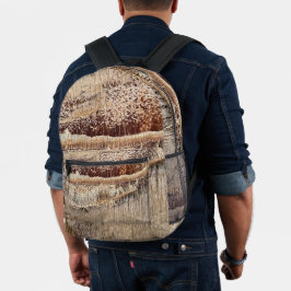 Date Palm Tree Trunk Texture Closeup Foto Image Bedruckter Rucksack