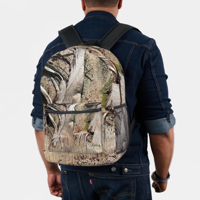 Date Palm Tree Trunk Texture Closeup Foto Image Bedruckter Rucksack (Insitu (Modell))