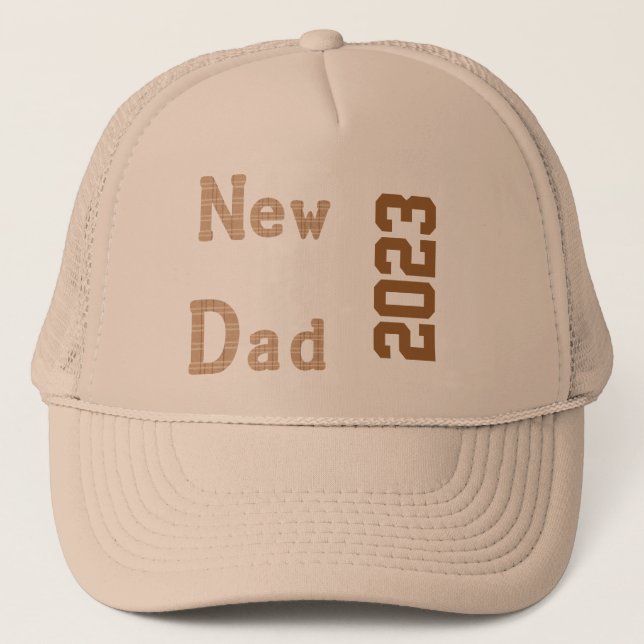 Dated New Dad Cap Truckerkappe (Vorderseite)