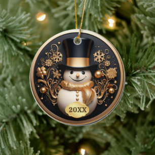 Dated Niedlich Snowman Weihnachtsschmuck