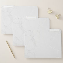 Datei-Ordner-Set - Marmorsilber