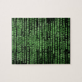 Daten der Computer-SciFi Matrix Puzzle