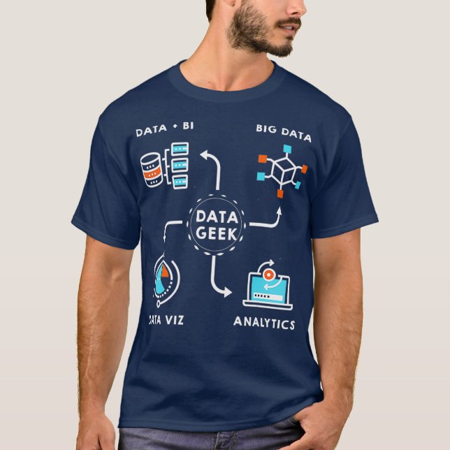 Daten für Datenwissenschaftler Analysten und Ingen T-Shirt (Vorderseite)