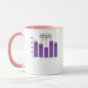 Datenanalyse-Wissenschaftgeek-Nerd-Witz Tasse