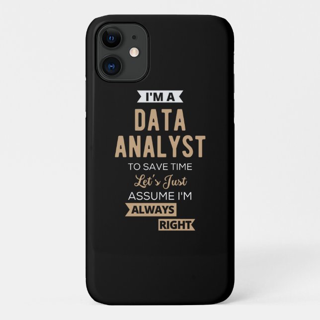 Datenanalyst Case-Mate iPhone Hülle (Rückseite)