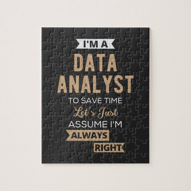 Datenanalyst Puzzle (Vertikal)