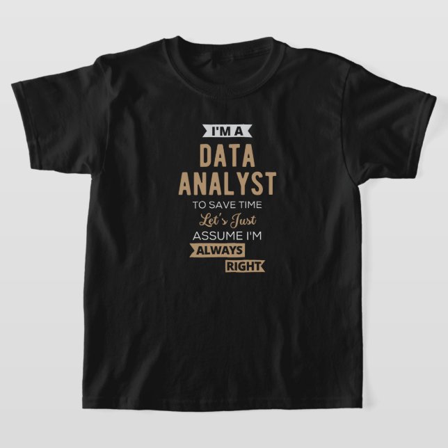 Datenanalyst T-Shirt (Ablage )