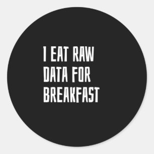 Datenanalytiker Runder Aufkleber