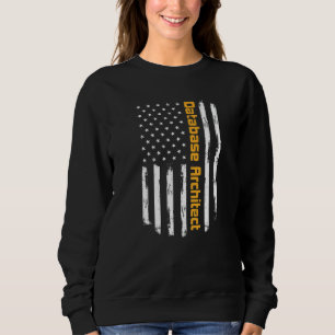 Datenbankarchitekt Stolz Carrer Vintage Amerikanis Sweatshirt