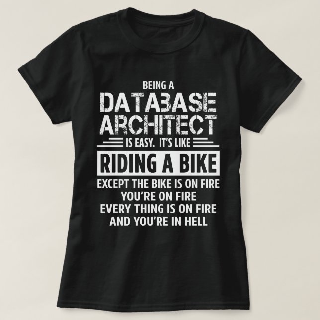 Datenbankarchitektur T-Shirt (Design vorne)