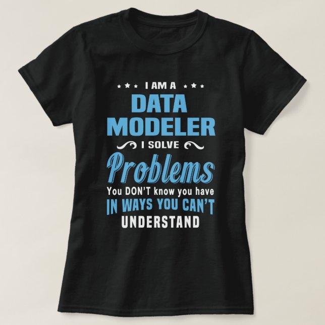 Datenmodellierer T-Shirt (Design vorne)