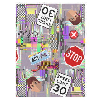 Datenschutz Anti-AI Tablecloth Tischdecke