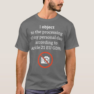 Datenschutz GDPR Jura T-Shirt