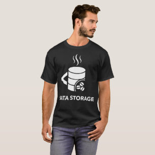 Datenspeicher Kaffee Programmierer Witz Geek T-Shirt
