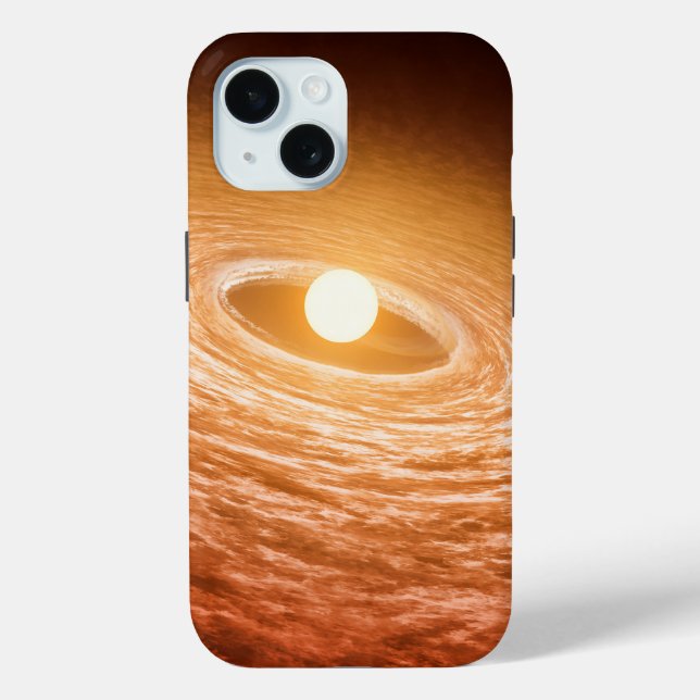 Datenträger von Material umgeben Star Fu Orionis. Case-Mate iPhone Hülle (Rückseite)