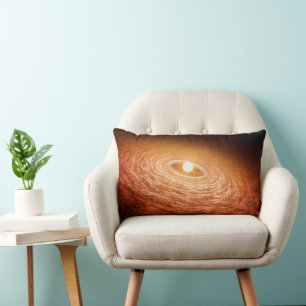 Datenträger von Material umgeben Star Fu Orionis. Lendenkissen