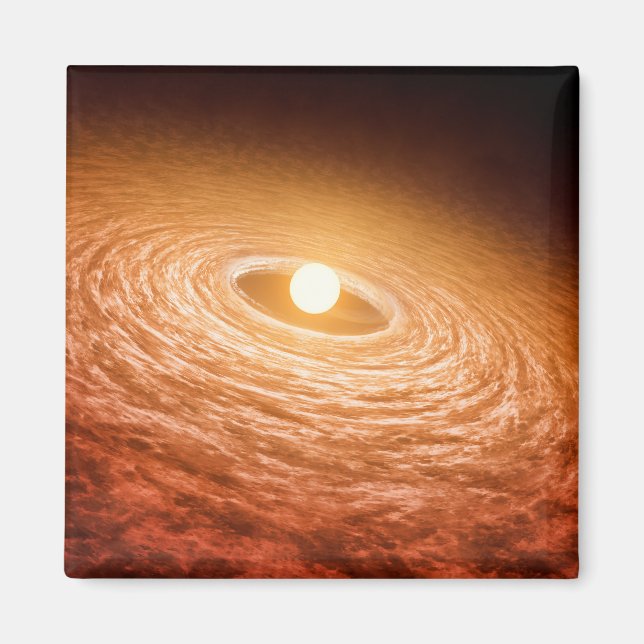 Datenträger von Material umgeben Star Fu Orionis. Magnet (Vorne)