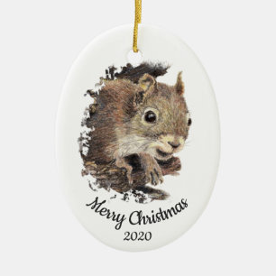 Datierte Weihnachtscreme Keramik Ornament