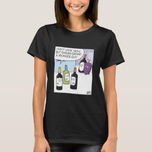 Dating mit Trauben und Wein T-Shirt