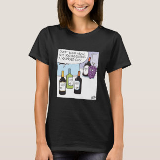 Dating mit Trauben und Wein T-Shirt