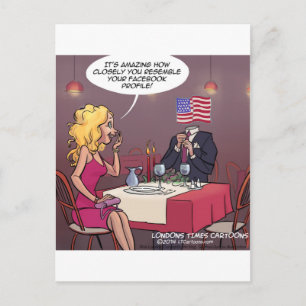 Dating über soziale Medien Lustig Postkarte