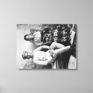 Dato Mandi und Ehefrau in den Philippinen Leinwanddruck